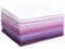 Fat Quarter Bundle -100% Cotton | Pure Solids | Shades of Purple and Magenta l Mix Colors | Quilting & Crafting Soft Fabric | Special Gift